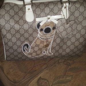 gucci oliver pug tote